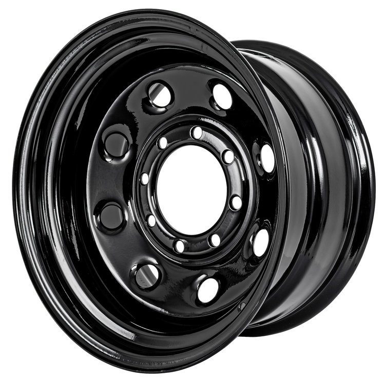 Baja-8 Steel Wheel [Size: 17 x 9"] Black
