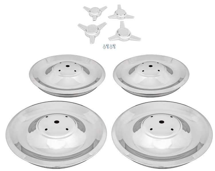 Chevy Rally Wheel Cap & Hub Kit for 1967-1968 Style Chevrolet Rally Wheels