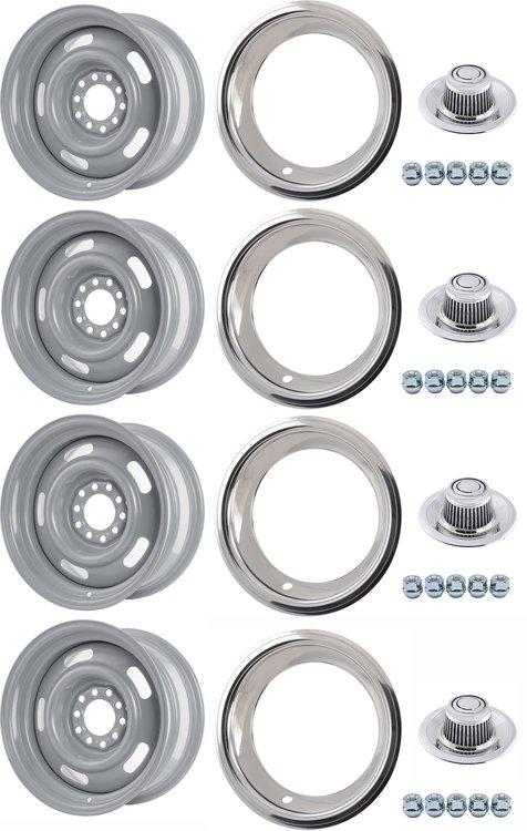 Rally Wheel Kit [Size: 15" x 7"] Silver