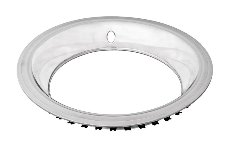 Stainless Steel Trim Ring Fits JEGS 15 in. x 8 in. Rally Wheels