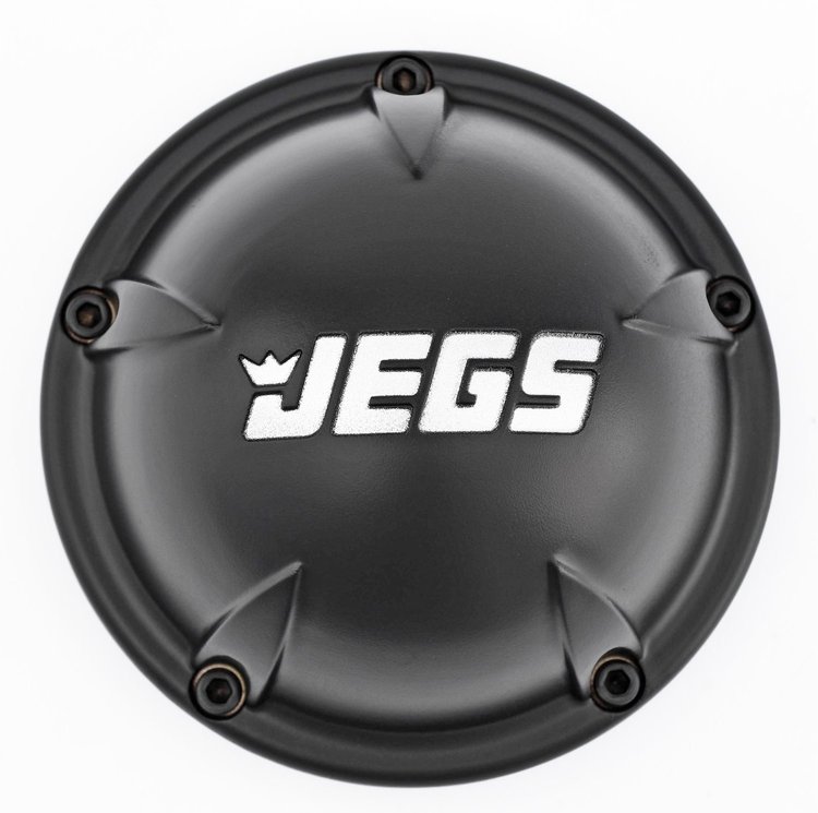 Resto-Rod Wheel Center Cap [Matte Black Finish]
