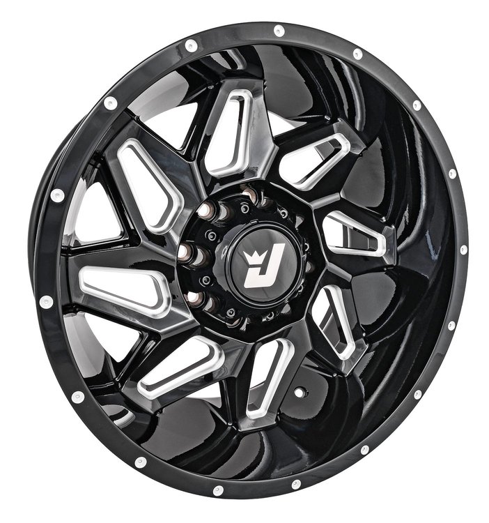 Catalyst Wheel [Size: 20" x 10"] Gloss Black with Milled Spokes