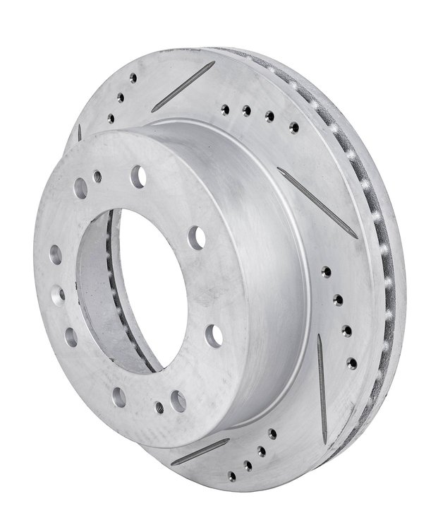 JX-Series Drilled & Slotted Rotor Fits Select Chevrolet & GMC 2500, 3500 Series Trucks [Left/Driver Side Front]