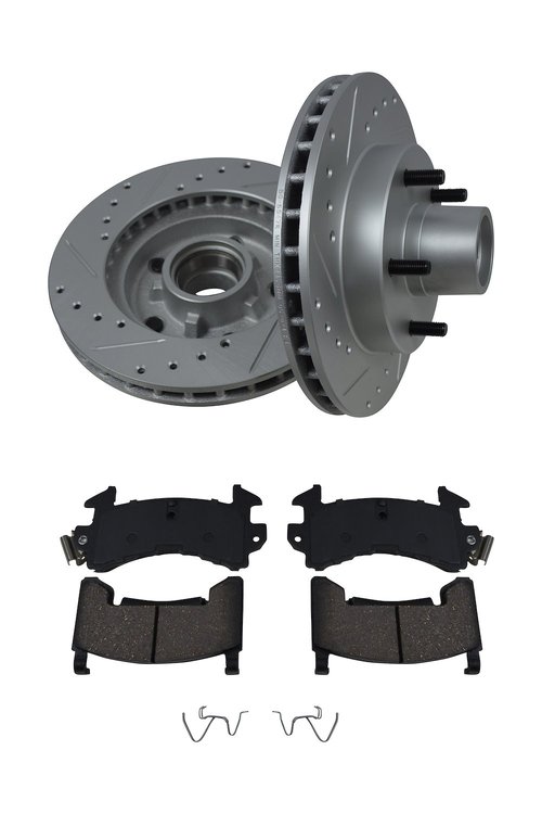 Street Performance JX11 Brake Pads & Rotors Kit Fits Select 1982-1995 Buick, Chevrolet, GMC, Oldsmobile [Front]