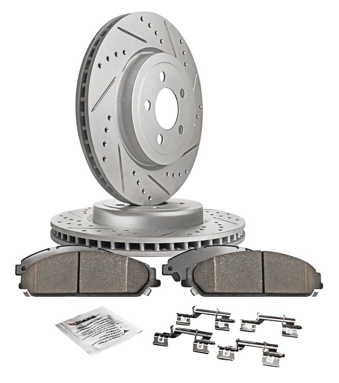 Sport Performance JX17 Brake Pads & Rotors Kit Fits Select 1971-1996 Buick, Cadillac, Chevrolet [Front]