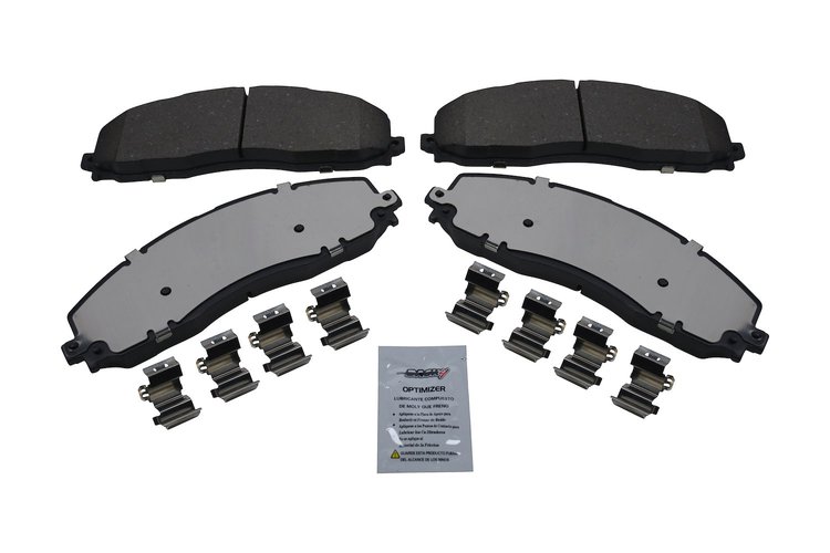 Truck-N-Tow Performance JX25 Carbon-Fiber Ceramic Disc Brake Pads Fits 2012-2022 Ford F-Series Super Duty [Front]