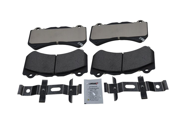 Truck-N-Tow Performance JX25 Carbon-Fiber Ceramic Disc Brake Pads Fits Select 2009-2023 Cadillac, Chevrolet, Dodge, Jeep [Front]