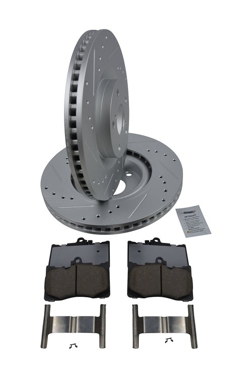 Sport Performance JX17 Brake Pad & Rotor Kit Fits Select 2013-2023 Lexus GS, IS & RC Models [Front]