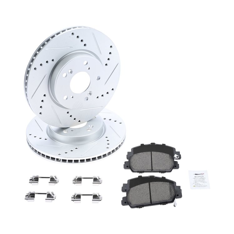 Street Performance JX11 Brake Pads & Rotors Kit Fits 2013-2022 Honda Accord [Front]