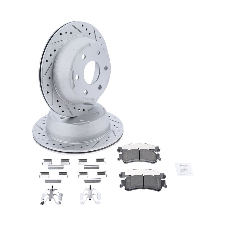 Truck-N-Tow JX25 Brake Pads & Rotors Kits Fits Select 1999-2007 Chevrolet, GMC1500 Series Trucks [Rear]