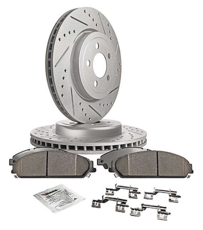 Sport Performance JX17 Brake Pad & Rotor Kit Fits 2020-2023 Chevrolet Corvette  [Front]