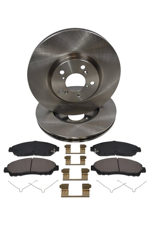 Daily Driver Brake Pads & Rotors Kits Fits 2007-2020 Acura MDX, RLX, ZDX, Honda Pilot [Front]