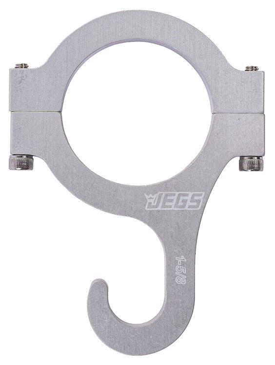 Billet Aluminum Roll Bar Mount Helmet Hook Fits 1-5/8" Diameter Roll Bars