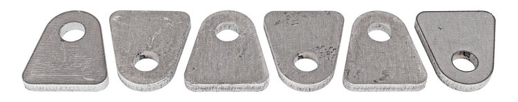 Safety Harness Mounting Tabs 1.75 in. Wide x 2 in. Long x 1/4 in. Thick