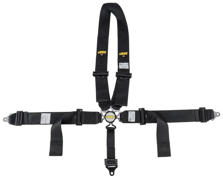 Black Cam Lock Ultra Series Harness 5-Point Design Pull Down U-Type