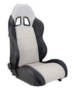 GS-1 High Back Sport Seat Black with grey panel