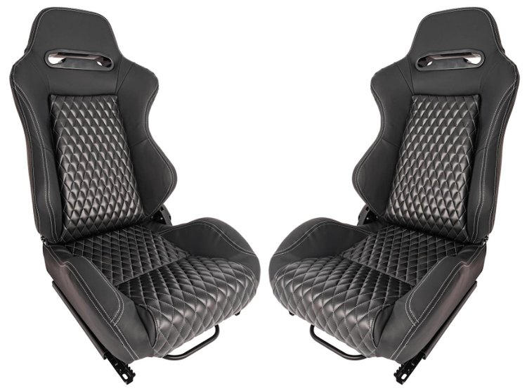 Racing High Back Sport Seat Kit Includes Left/Driver & Right/Passenger Side Seats