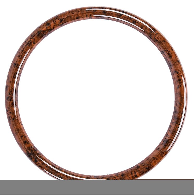 Steering Wheel Half Wrap [Wood Veneer Design] 14 in. Diameter