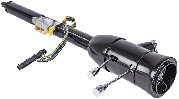 Universal Floor Shift Tilt Keyed Steering Column, Black, 2 in. Diameter, 32 in. Length