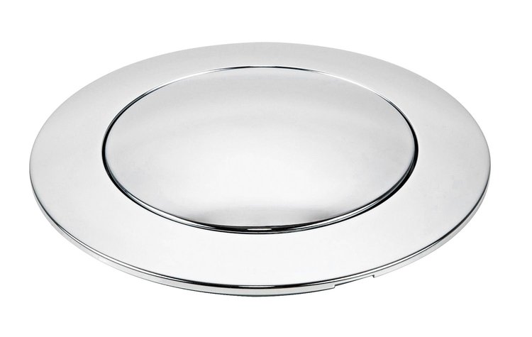 Chrome-Plated Billet Aluminum Horn Button 3-1/4" Inside Diameter