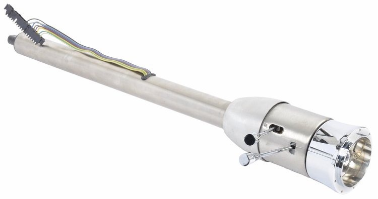 Universal Floor Shift Tilt Steering Column, Natural, 2 in. Diameter, 28 in. Length