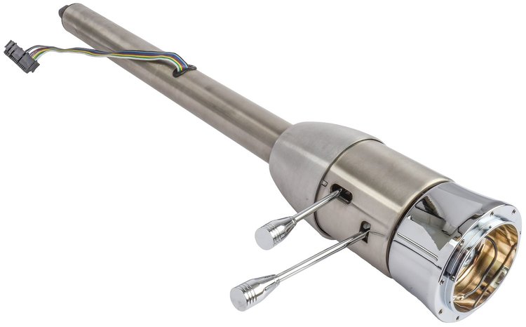 Universal Floor Shift Tilt Steering Column, Natural, 2 in. Diameter, 30 in. Length