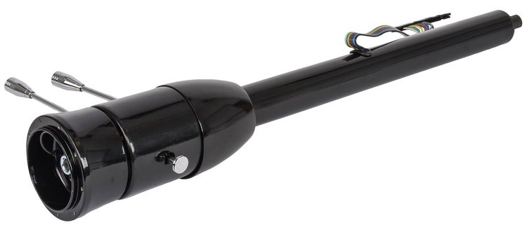 Universal Floor Shift Tilt Steering Column, Black, 2 in. Diameter, 32 in. Length