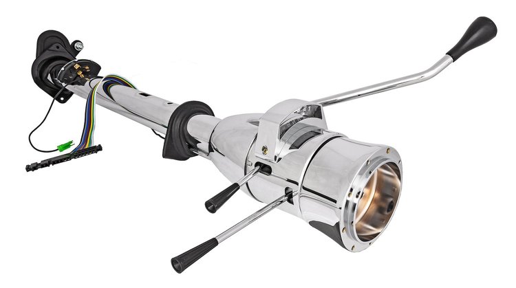 Column Shift Tilt Steering Column for 1967-1972 GM Trucks [Chrome]