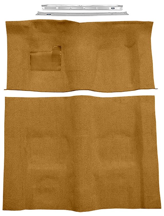 Molded Loop Carpet Kit for 1973 Chevrolet Camaro, Pontiac Firebird [Mass Backing, Automatic Transmission, Medium Saddle]