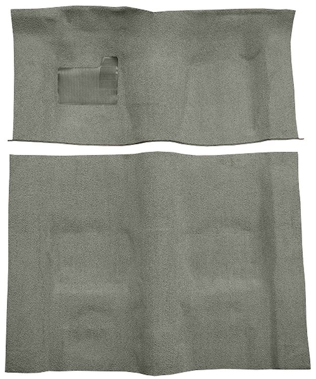 Molded Loop Carpet for 1970-1973 Chevrolet Camaro, Pontiac Firebird [Mass Backing, Automatic Transmission, Silver]