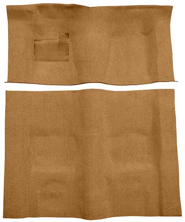 Molded Cut Pile Carpet for 1974-1975 Chevy Camaro, Pontiac Firebird [OE-Style Jute Backing, Automatic Transmission, Buckskin]
