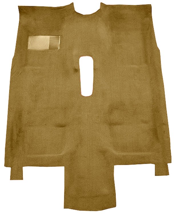 Molded Cut Pile Carpet for 1976-1981 Chevrolet Camaro, Pontiac Firebird [OE-Style Jute Backing, Floor Shift, Medium Doeskin]