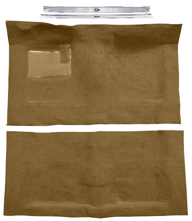 Molded Loop Carpet Kit Fits Select 1968-1972 Buick, Chevy, Olds, Pontiac 2-Door Models [Mass Backing, Automatic, Sandalwood]