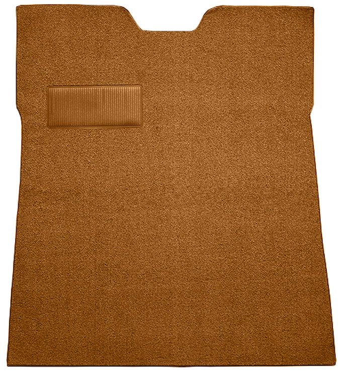 Molded Loop Carpet for 1947-1954 GM Regular Cab Trucks w/o Gas Tank in Cab [OE-Style Jute Backing, Dark Saddle]