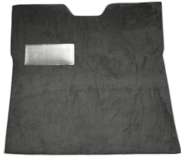 Molded Loop Carpet for 1955 GM 1st Series Trucks w/Gas Tank in Cab [OE-Style Jute Backing, Gunmetal Gray]