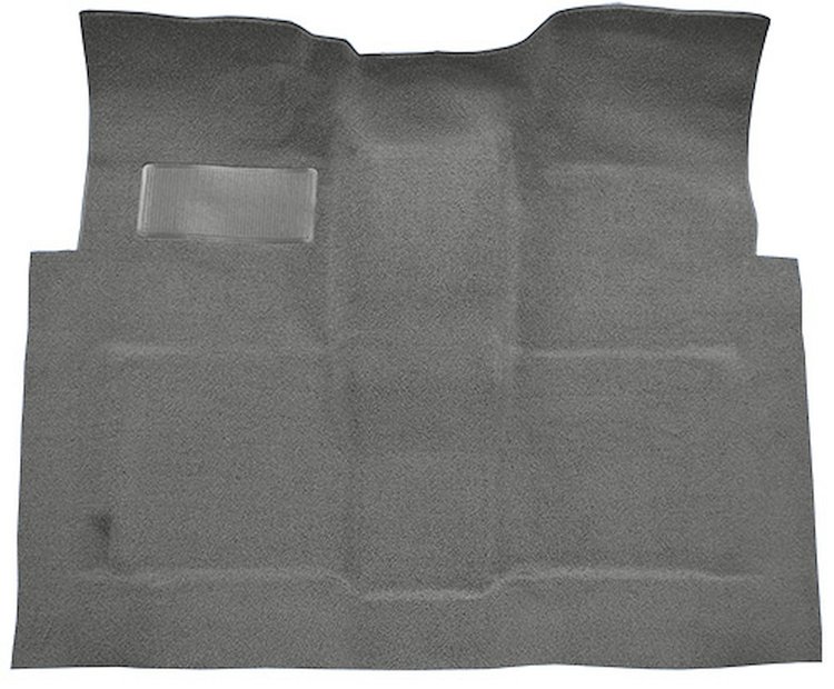 Molded Loop Carpet Fits Select 1960-1966 GM 4WD Trucks w/Column or Floor Shift [Mass Backing, Gunmetal Gray]