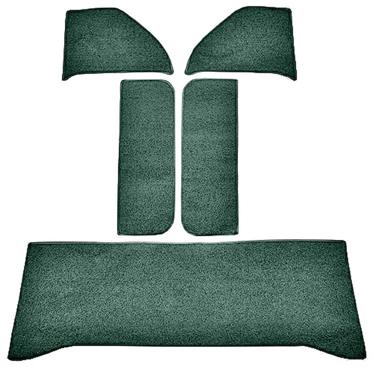 Molded Loop Accessory Carpet Fits Select 1960-1966 GM Trucks [Blue Green]