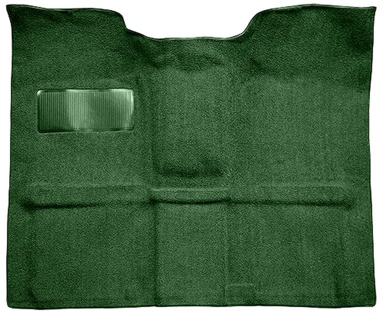Molded Loop Carpet for 1967-1972 GM C Series Regular Cab Truck w/TH400 [OE-Style Jute Backing, Dark Green]