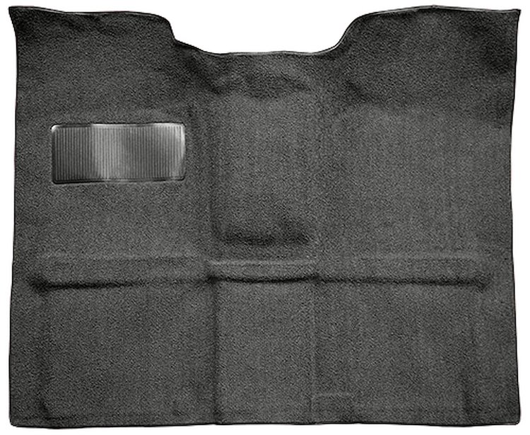 Molded Loop Carpet for 1967-1972 GM C Series Regular Cab Truck w/4-Speed Manual [Mass Backing Gunmetal Gray]