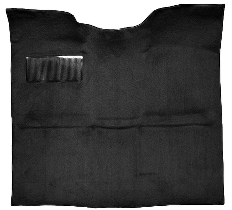 Molded Loop Carpet for 1967-1972 GM C Series Regular Cab Trucks w/o Gas Tank in Cab [Mass Backing, Black]