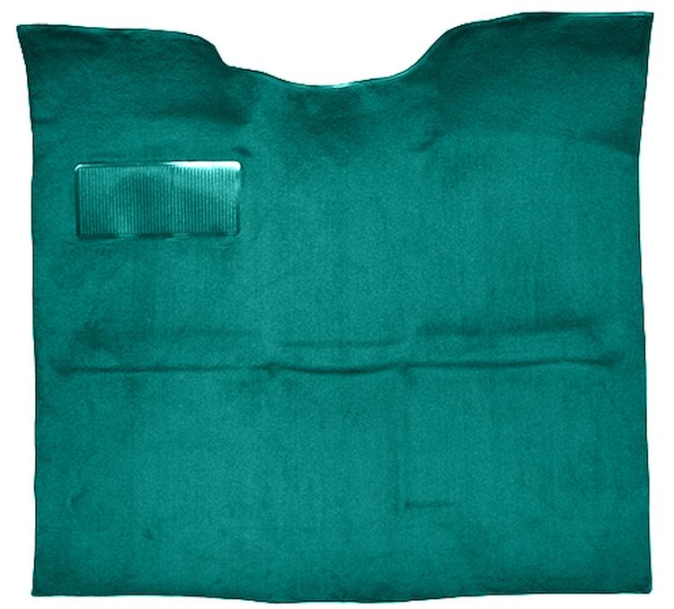 Molded Loop Carpet for 1967-1972 GM C Series Regular Cab Trucks w/o Gas Tank in Cab [Mass Backing, Aqua]