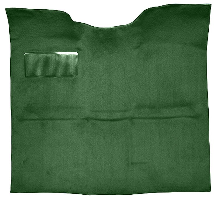 Molded Loop Carpet for 1967-1972 GM C Series Regular Cab Trucks w/o Gas Tank in Cab [Mass Backing, Dark Green]