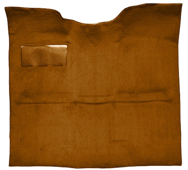 Molded Loop Carpet for 1967-1972 GM C Series Regular Cab Trucks w/o Gas Tank in Cab [Mass Backing, Dark Saddle]