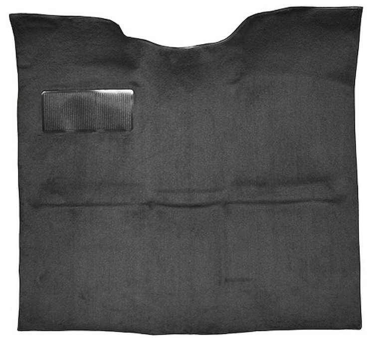 Molded Loop Carpet for 1967-1972 GM C Series Regular Cab Trucks w/o Gas Tank in Cab [Mass Backing, Gunmetal Gray]