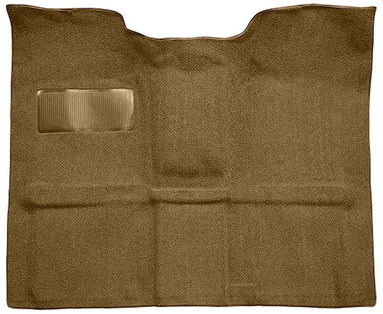 Molded Loop Carpet for 1967-1972 GM K Series Regular Cab Trucks w/Gas Tank in Cab [Mass Backing, Fawn Sandalwood]