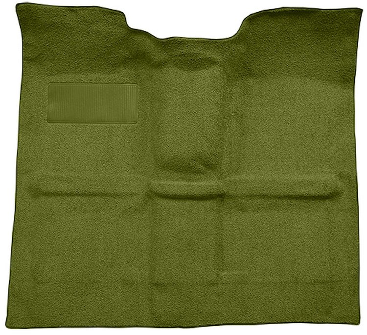Molded Loop Carpet for 1967-1972 GM K Series Regular Cab Trucks w/o Gas Tank in Cab [Mass Backing, Moss Green]