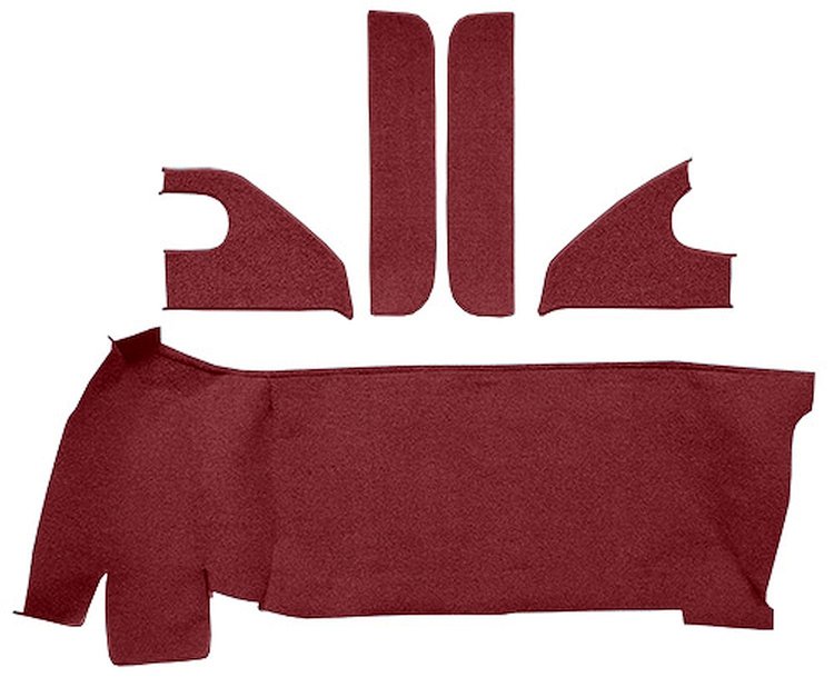 Molded Loop Accessory Carpet for 1967-1972 GM Trucks [Maroon]