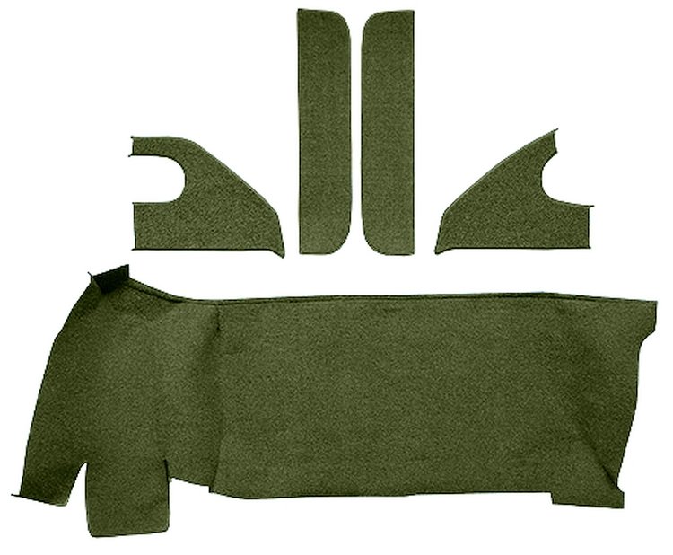 Molded Loop Accessory Carpet for 1967-1972 GM Trucks [Dark Olive Green]
