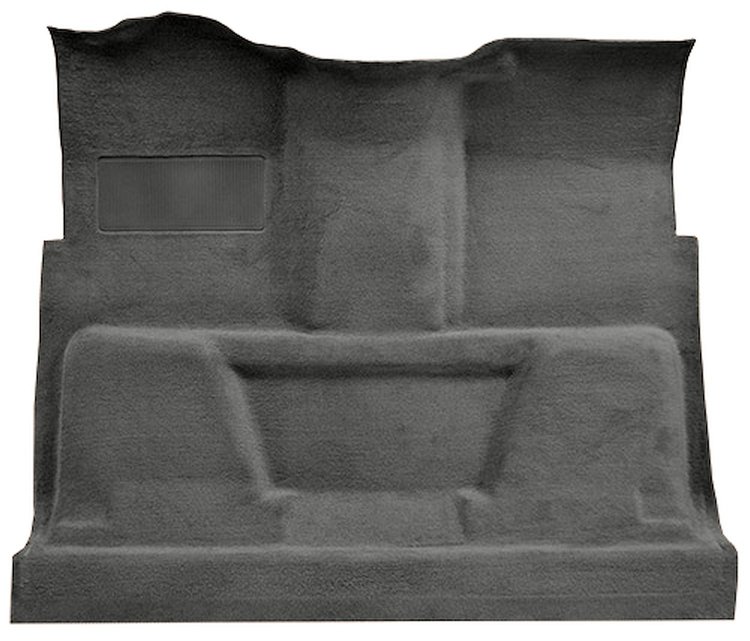 Molded Loop Carpet for 1973 GM C Series Regular Cab Trucks w/TH350 or 3-Speed Manual [OE-Style Jute Backing, Gunmetal Gray]