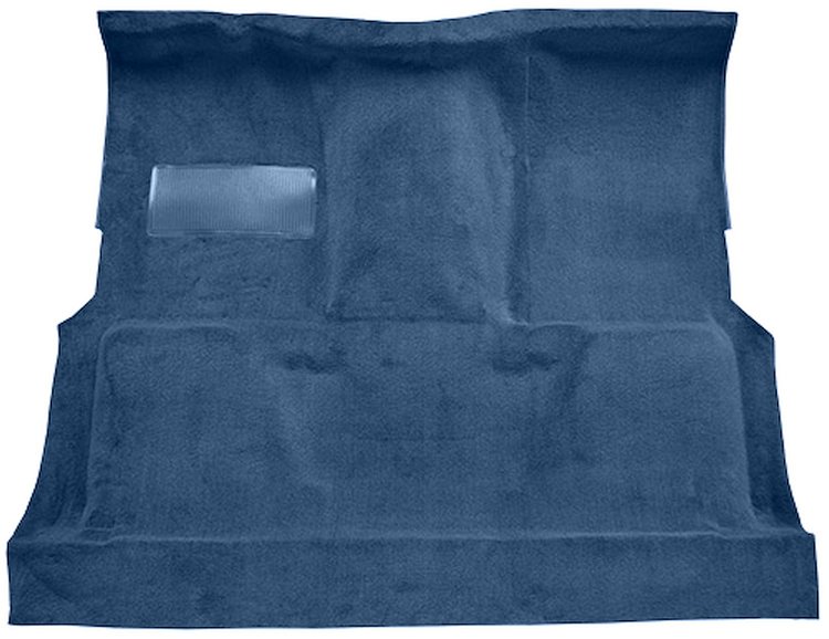 Molded Loop Carpet for 1973 GM C Series Regular Cab Trucks w/TH400 [Mass Backing, Medium Blue]